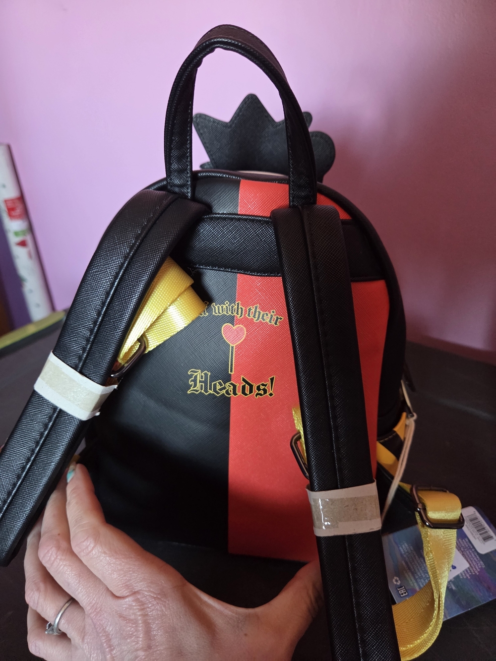 Loungefly Evil Queen Of Hearts Character Mini Backpack - Picture 3 of 3